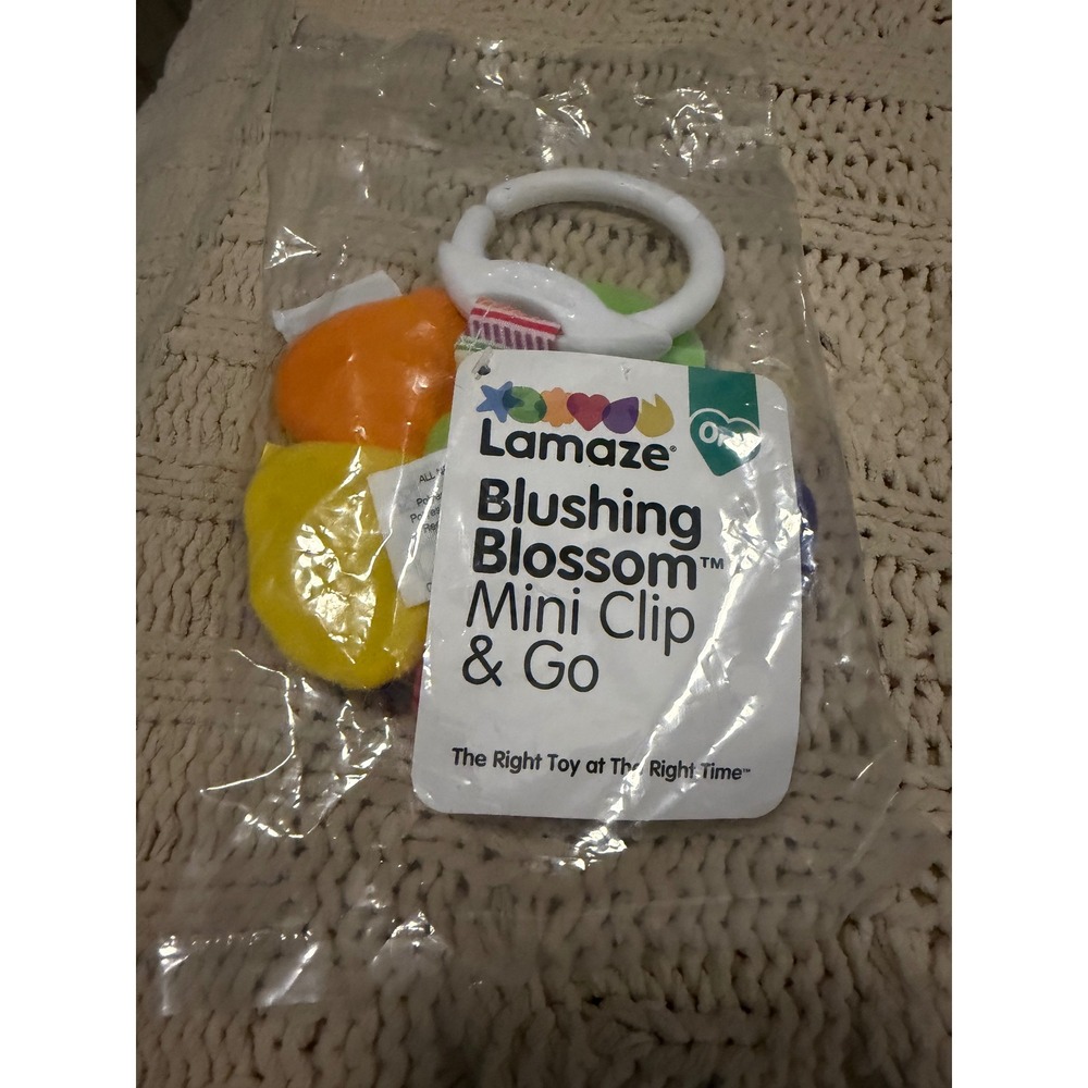 Lamaze Blushing Blossom Mini Clip & Go Baby Stroller Toy TOMY New in Bag